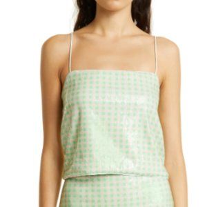 Baum Und Pferdgarten green and pink tank top